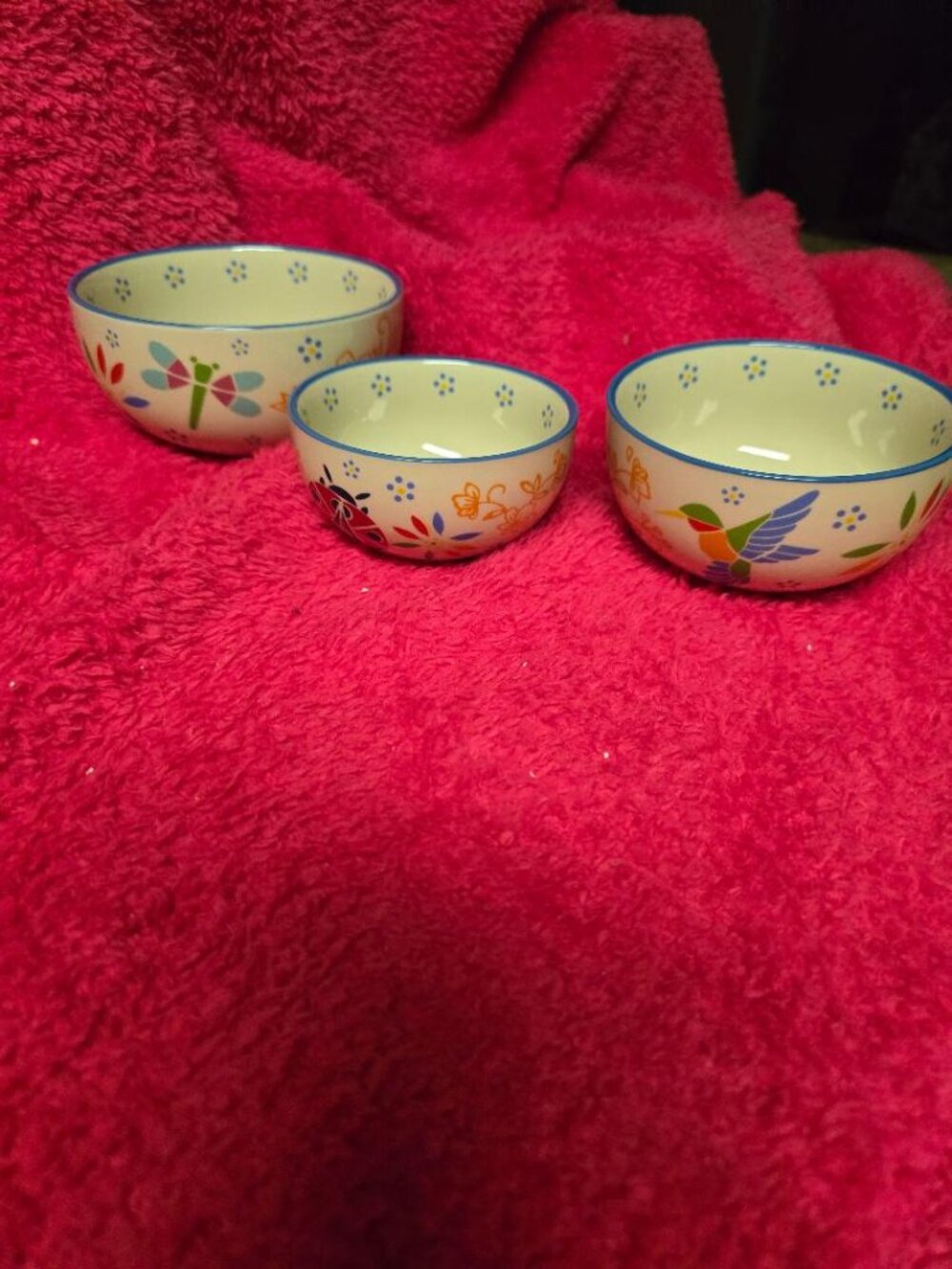 Temp-tations Seasonal Garden Set Of 3 Nesting Prep Bowls 16oz-10oz-8oz